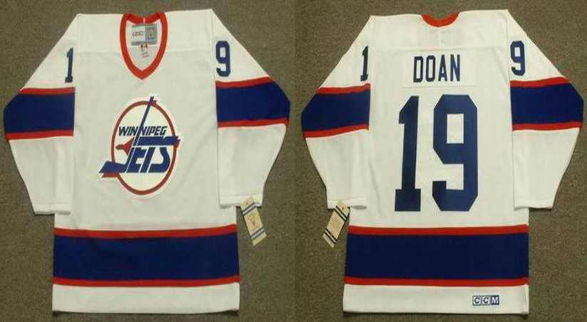 2019 Men Winnipeg Jets #19 Doan white CCM NHL jersey